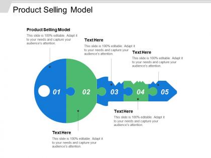 Product selling model ppt powerpoint presentation ideas images cpb