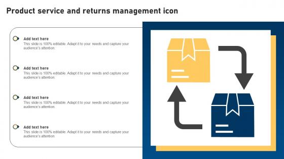Product Service And Returns Management Icon