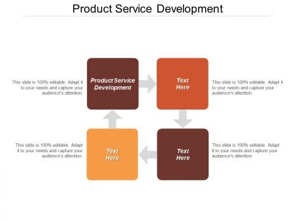 Product service development ppt powerpoint presentation icon background images cpb