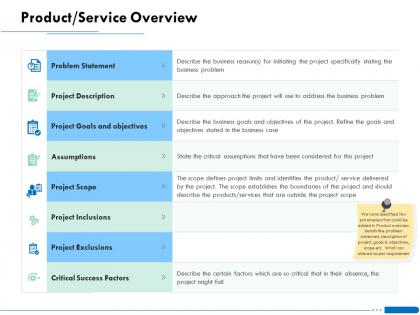Product service overview fail ppt powerpoint presentation portfolio graphics