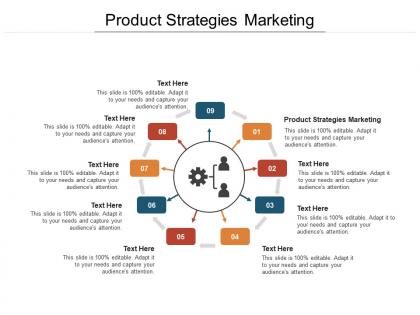 Product strategies marketing ppt powerpoint presentation slides ideas cpb