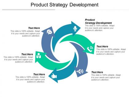 Product strategy development ppt powerpoint presentation gallery templates cpb