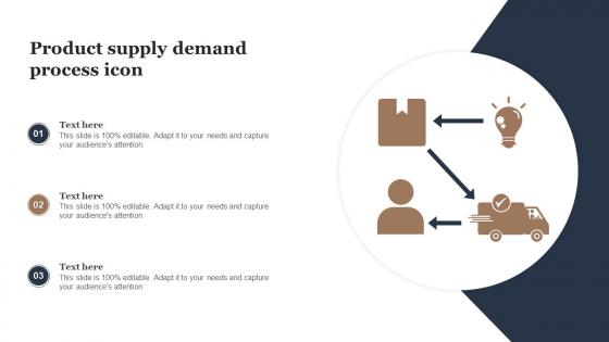 Product Supply Demand Process Icon