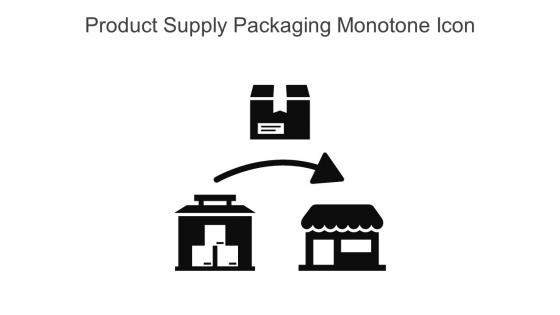 Product Supply Packaging Monotone Icon In Powerpoint Pptx Png And Editable Eps Format