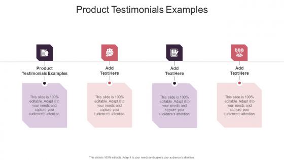 Product Testimonials Examples In Powerpoint And Google Slides Cpb