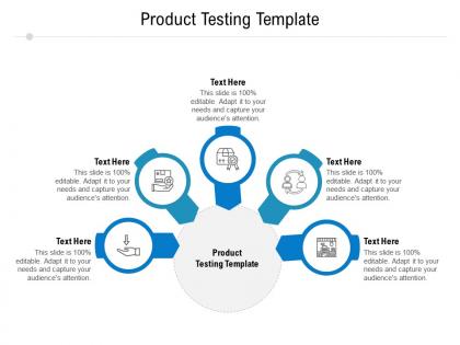 Product testing template ppt powerpoint presentation icon slideshow cpb