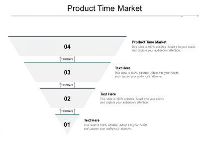 Product time market ppt powerpoint presentation layouts example cpb