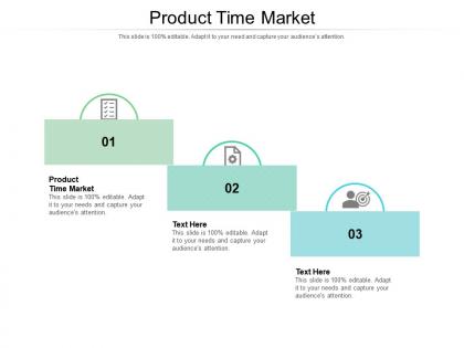 Product time market ppt powerpoint presentation slides gridlines cpb