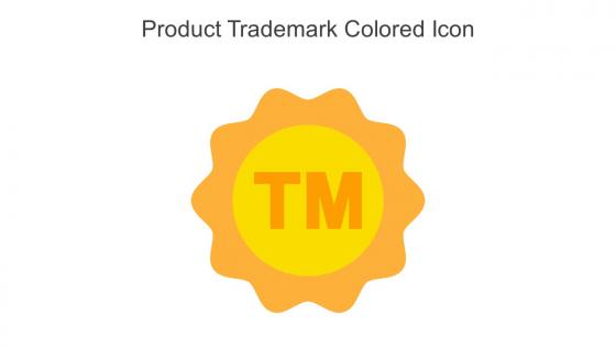 Product Trademark Colored Icon In Powerpoint Pptx Png And Editable Eps Format
