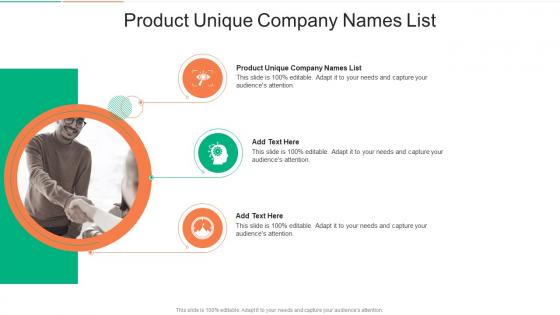 Product Unique Company Names List In Powerpoint And Google Slides Cpb