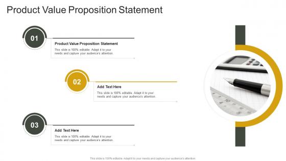 Product Value Proposition Statement In Powerpoint And Google Slides Cpb