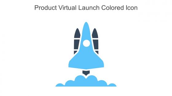 Product Virtual Launch Colored Icon In Powerpoint Pptx Png And Editable Eps Format