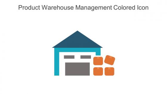 Product Warehouse Management Colored Icon In Powerpoint Pptx Png And Editable Eps Format