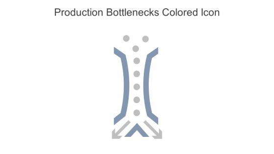 Production Bottlenecks Colored Icon In Powerpoint Pptx Png And Editable Eps Format