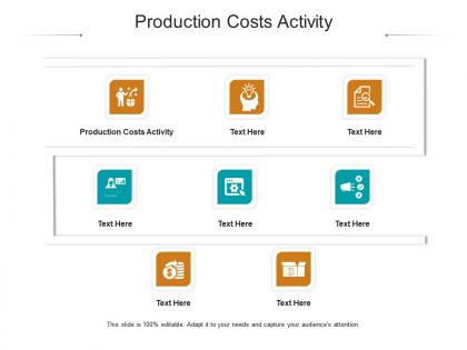 Production costs activity ppt powerpoint presentation layouts infographics cpb