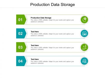 Production data storage ppt powerpoint presentation pictures outline cpb
