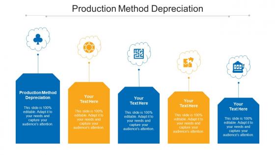 Production Method Depreciation Ppt Powerpoint Presentation Icon Maker Cpb
