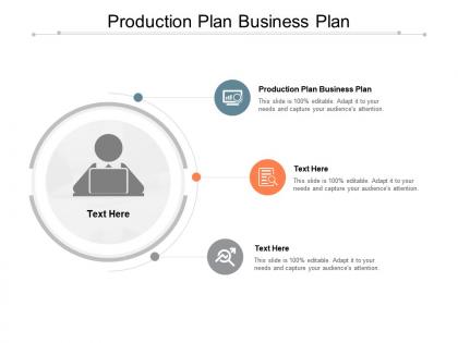 Production plan business plan ppt powerpoint presentation outline clipart images cpb