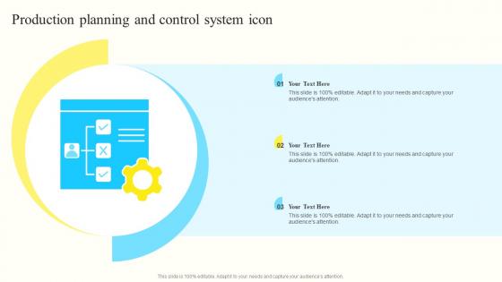 Production Planning And Control System Icon