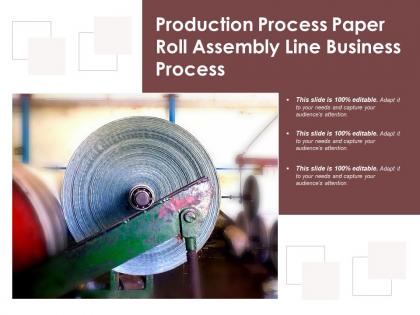 Production process paper roll assembly line business process