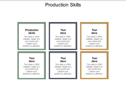 Production skills ppt powerpoint presentation ideas professional cpb