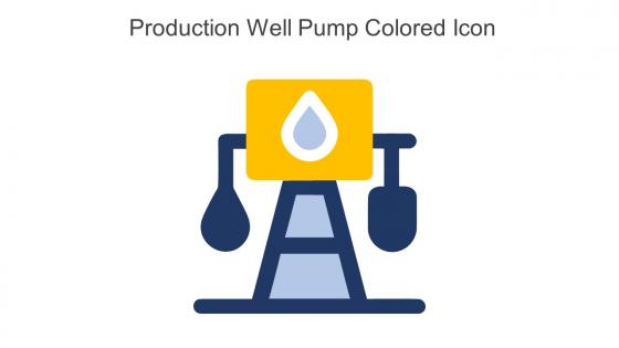 Production Well Pump Colored Icon In Powerpoint Pptx Png And Editable Eps Format