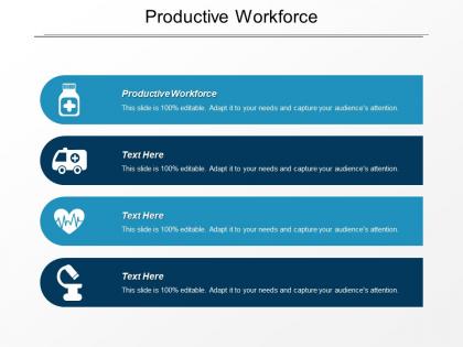 Productive workforce ppt powerpoint presentation icon guidelines cpb