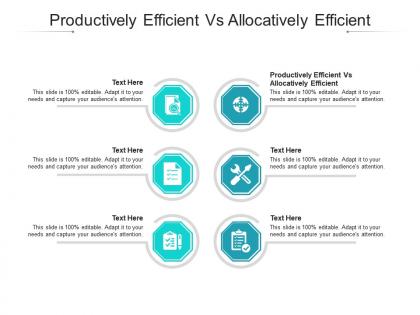 Productively efficient vs allocatively efficient ppt powerpoint presentation outline vector cpb