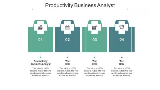 Productivity business analyst ppt powerpoint presentation icon summary cpb