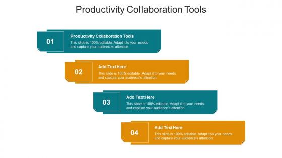 Productivity Collaboration Tools Ppt Powerpoint Presentation Icon Graphics Tutorials Cpb