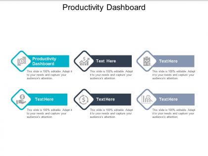 Productivity dashboard ppt powerpoint presentation gallery styles cpb