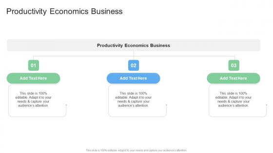 Productivity Economics Business In Powerpoint And Google Slides Cpb