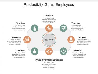 Productivity goals employees ppt powerpoint presentation model rules cpb