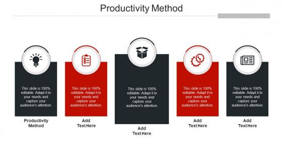 Productivity Method Ppt Powerpoint Presentation Summary Graphic Images Cpb