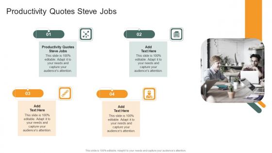 Productivity Quotes Steve Jobs In Powerpoint And Google Slides Cpb