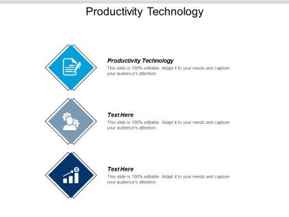 Productivity technology ppt powerpoint presentation model influencers cpb