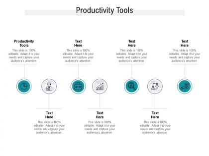 Productivity tools ppt powerpoint presentation infographic template example introduction cpb