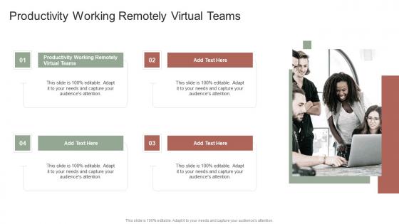 Productivity Working Remotely Virtual Teams In Powerpoint And Google Slides Cpb