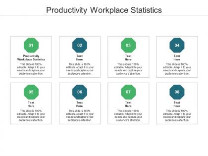 Productivity workplace statistics ppt powerpoint presentation show elements cpb