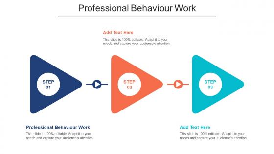 Professional Behaviour Work Ppt Powerpoint Presentation Show Cpb