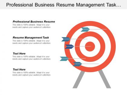 Professional business resume management task list hotel lead management cpb