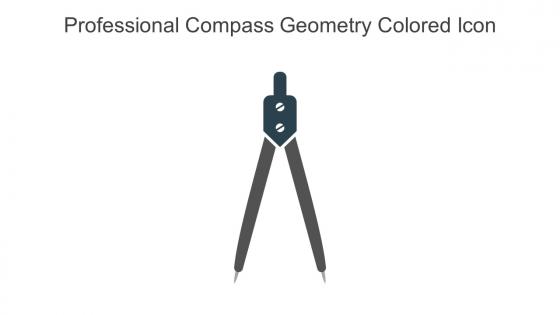 Professional Compass Geometry Colored Icon In Powerpoint Pptx Png And Editable Eps Format