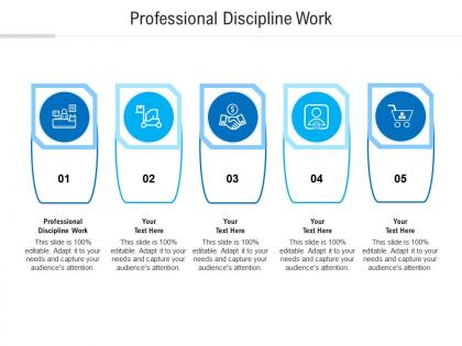 Professional discipline work ppt powerpoint presentation professional guide cpb