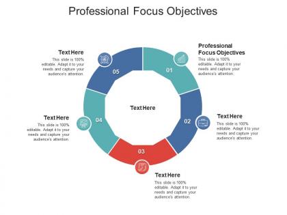 Professional focus objectives ppt powerpoint presentation outline images cpb