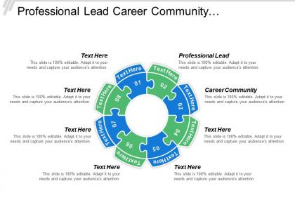 Professional lead career community management expectation education levels