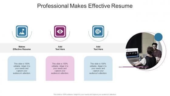 Professional Makes Effective Resume In Powerpoint And Google Slides Cpb