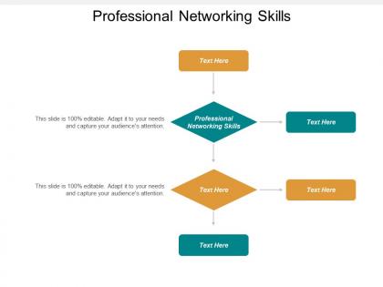 Professional networking skills ppt powerpoint presentation samples cpb