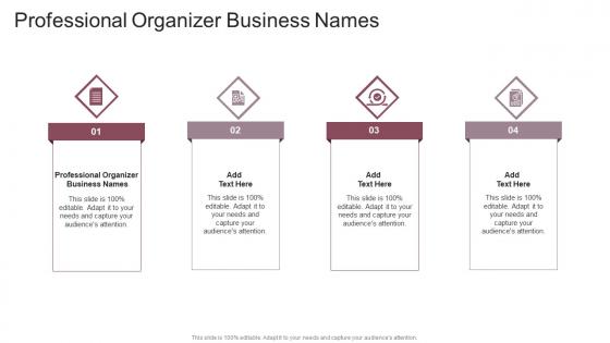 Professional Organizer Business Names In Powerpoint And Google Slides Cpb