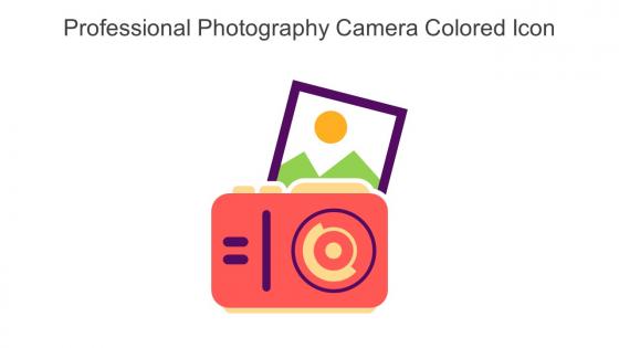 Professional Photography Camera Colored Icon In Powerpoint Pptx Png And Editable Eps Format