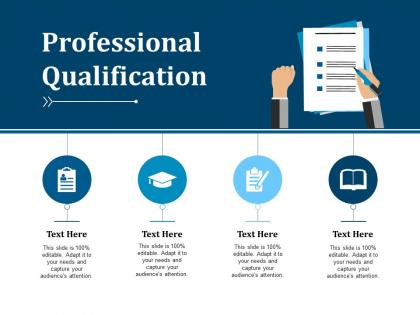 Professional qualification example presentation about yourself ppt designs download